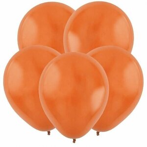 Набор воздушных шаров Охра, Пастель / Rust Orange 5 дюймов (12,5 см), 100 штук, Веселуха