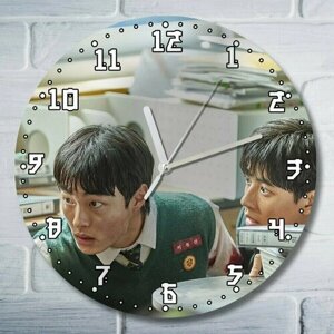 Настенные часы УФ с рисунком дорамы Jigeum uri hakgyoneun - 3993