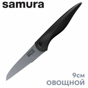 Нож для чистки и нарезки овощей и фруктов / овощной нож кухонный Samura MOJO 94мм SMJ-0010B