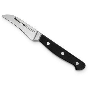 Нож для чистки овощей изогнутый Barazzoni Acciaio, 7.5 см