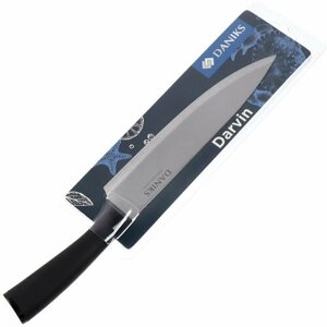 Нож кухонный Daniks, Darvin, шеф-нож, нержавеющая сталь, 20 см, YW-A440-CH