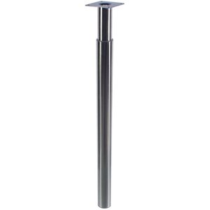 Опора-ножка телескопическая регулируемая 70-110 см, стальная, цвет никель, для монтажа столешницы на удобной для вас высоте