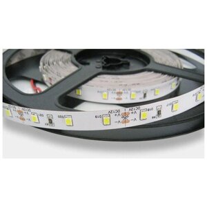 Открытая светодиодная лента SMD 2835 60LED/m IP33 12V White 4.8W, бухта 5м