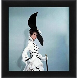 Плакат, постер на бумаге Audrey Hepburn-Одри Хепберн. Размер 42 х 60 см