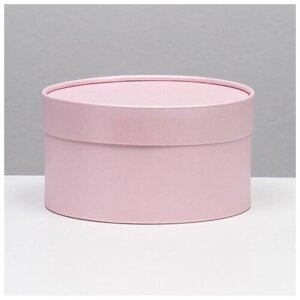 Подарочная коробка "Нежность" розовая, завальцованная без окна, 21х11 см 9234910