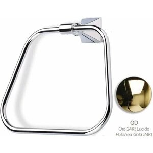 Полотенцедержатель кольцо Stil Haus Prisma PR07(16) золотой