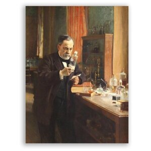 Постер на бумаге / Louis Pasteur / Луи Пастер