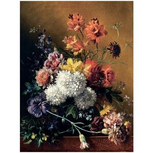 Постер / Плакат / Картина Натюрморт с цветами 50х70 см в подарочном тубусе