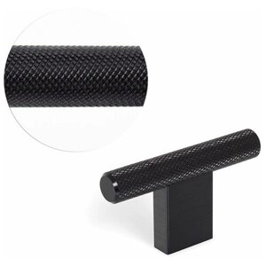 Ручка-кнопка мебельная, Viefe, GRAF2, Черный,60х10х33 мм, Модерн, Испания