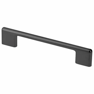 Ручка-скоба мебельная CAPRI C=128 мм черная матовая