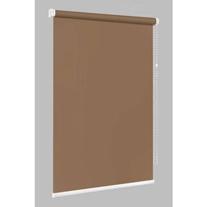 Рулонные шторы Люкс коричневый 37х155 см