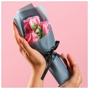 Secret Beauty Букет мыльных роз, розовые