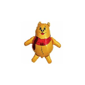 Шар (15'38 см) Мини-фигура, Медвежонок с красным шарфом, 1 шт.