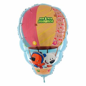 Шар фигура Ми-ми-мишки на воздушном шаре / Mi-mi-mishki, 28"43*66 см