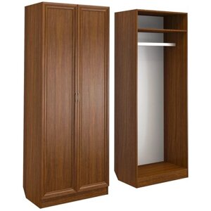 Шкаф распашной, гардероб, шкаф для одежды ШК-2 80/210/52 см Орех