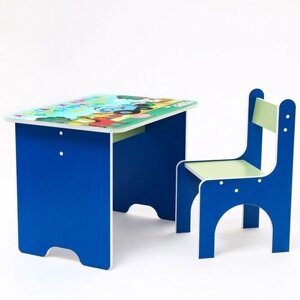 Синий трактор Комплект мебели «Синий трактор», стол и стул