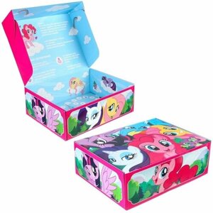 Складная коробка с игрой 28х21х9 см, My little pony