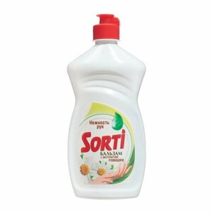 SORTI Средство для мытья посуды, SORTI, с экстрактом ромашки, 400 мл