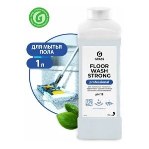 Средство концентрат для машинной и ручной мойки полов 1 л, GRASS FLOOR WASH STRONG, щелочное, 250100