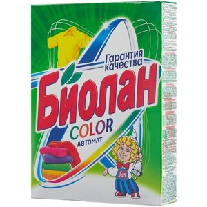 Стиральный порошок Биолан Color (автомат), 0.35 кг, 0.35 л, природа и свежесть, цветочный, для цветных тканей, для хлопковых тканей