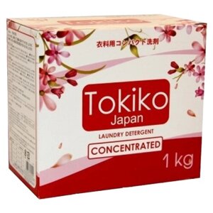 Стиральный порошок Rocket Soap Tokiko Japan с цветочным ароматом, 1 кг, 1 л, для белых и светлых тканей, для цветных тканей