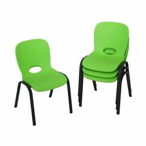 Стул детский Lifetime 80473 Childrens Stack Chair 4шт. Зеленый