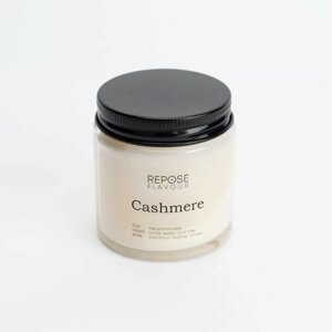 Свеча ароматическая "Cashmere" с деревянным фитилем, аромат Кашемир, 110мл