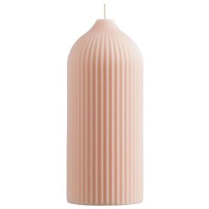 Свеча декоративная бежево-розового цвета из коллекции Edge, 16,5 см, Tkano, TK22-CND0011