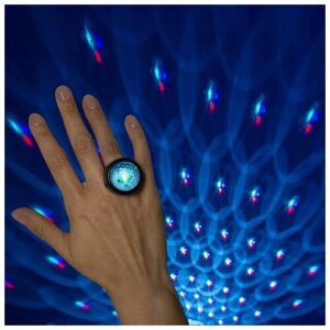 Световой прибор «Кольцо» 2.5 см, свечение RGB