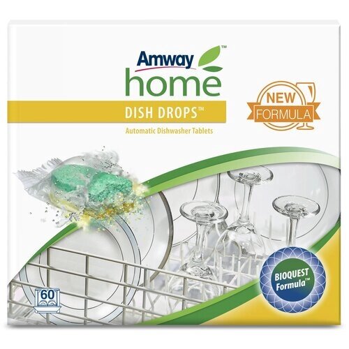 Таблетки для посудомоечной машины Amway Dish Drops таблетки, 60 шт., 2 л, коробка