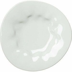 Тарелка "Фламенко", фарфор, D-25см, белый