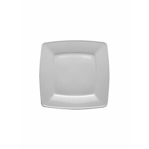 Тарелка квадратная "Victoria", 21х21х2 см, белый, фарфор, Lubiana, 2731