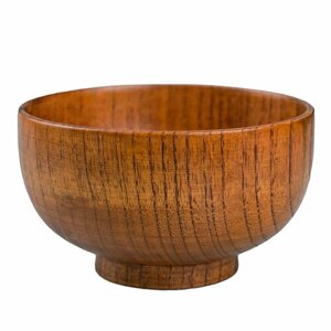 Тарелка - миска из дерева / Тарелки деревянные / Тарелка глубокая из дерева/ диаметр 13 см