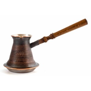 Турка для кофе медная индукционная 220 мл . Армянская джезва , кофеварка , подарок