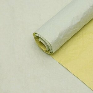 UPAK LAND Бумага упаковочная "Эколюкс двухцветная", микс салатовый-желтый пастель, 0,68 x 5 м