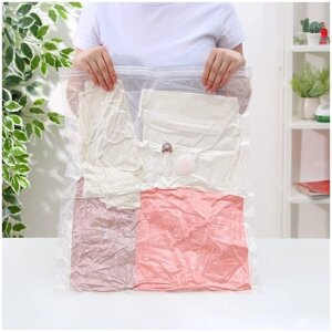 Вакуумный пакет для хранения одежды "Роза",50x60 см, ароматизированный