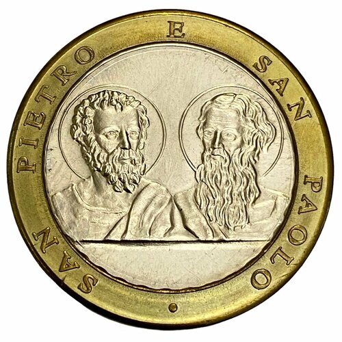 Ватикан, настольная медаль "Святой Петр и Святой Павел" 2007 г.