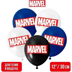 Воздушные шары цветные "MARVEL", Мстители, 12 дюйм (набор 5 шт) 7359257