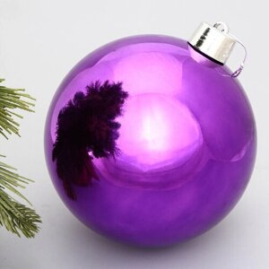 Winter Deco Пластиковый шар Sonder 25 см фиолетовый глянцевый 1135143
