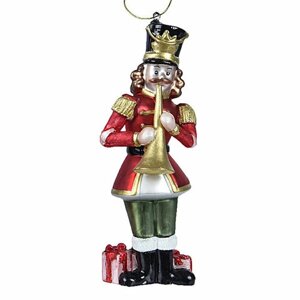 Winter Deco Стеклянная елочная игрушка Гвардеец - Retro Christmas 17 см, подвеска 121567