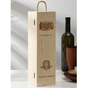 Ящик для хранения вина Доляна «Ливорно», 3510 см, на 1 бутылку