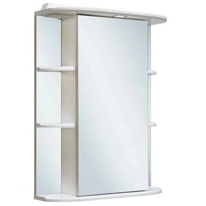 Зеркальный шкаф Runo Гиро 55х75 правый, белый (00000000020)