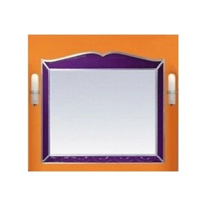Зеркало Misty Анжелика 100 с сусальным серебром, цвет сиреневый