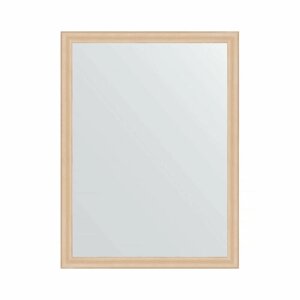 Зеркало настенное EVOFORM в багетной раме бук, 60х80 см, для гостиной, прихожей, кабинета, спальни и ванной комнаты, BY 0645