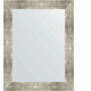 Зеркало в багетной раме - алюминий 90 mm (70х90 cm) (EVOFORM) BY 3186