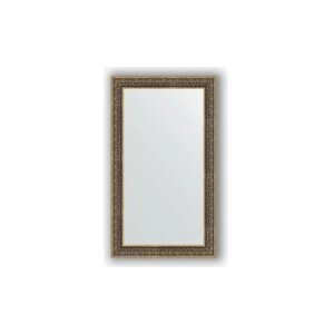 Зеркало в багетной раме поворотное Evoform Definite 83x143 см, вензель серебряный 101 мм (BY 3320)