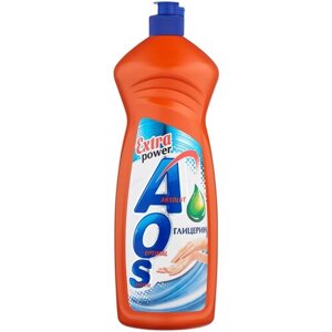 AOS Средство для мытья посуды Глицерин, 0.9 л, 0.9 кг
