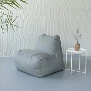 Бескаркасное кресло-мешок Softpear "Ингви", Велюровый Серый