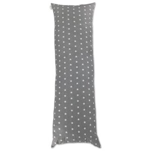 Body Pillow Наволочка на большую подушку 150х50 см Дакимакура Звезды на сером и белом