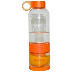 Бутылка для воды, для безалкогольных напитков VANI VL1 650 мл пластик оранжевый